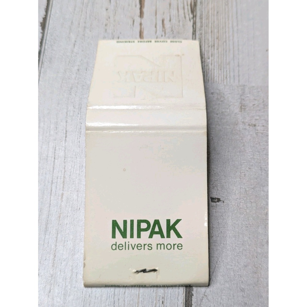 Vintage Matchbook Cover Nipak Fertilizer Products‎